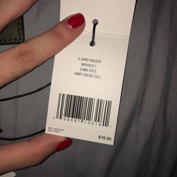 Jack Spade Camo Cardholder   NWT - Picture 6 of 6